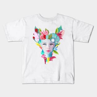 Flower head Kids T-Shirt